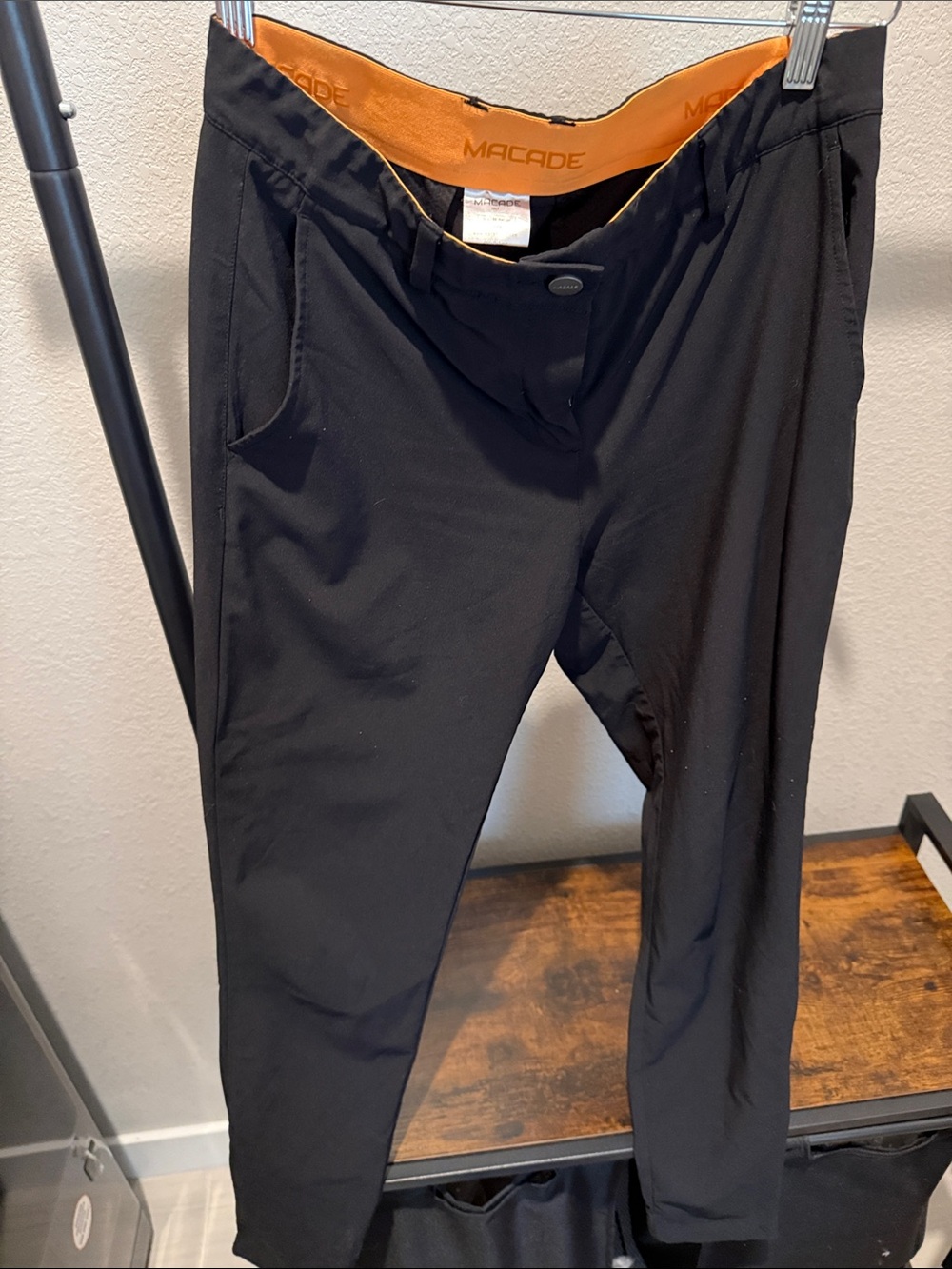 Macade Women's Black Cropped Performance Ankle Pants